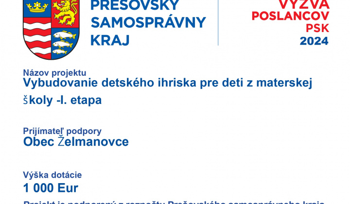 Aktuality / PSK - Vybudovanie detského ihriska pre deti z materskej školy - I.etapa - foto